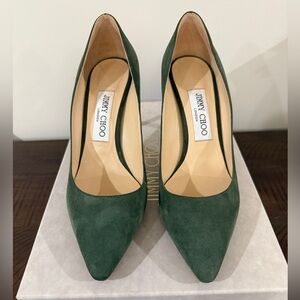 Jimmy Choo Romy 85 Suede Heels